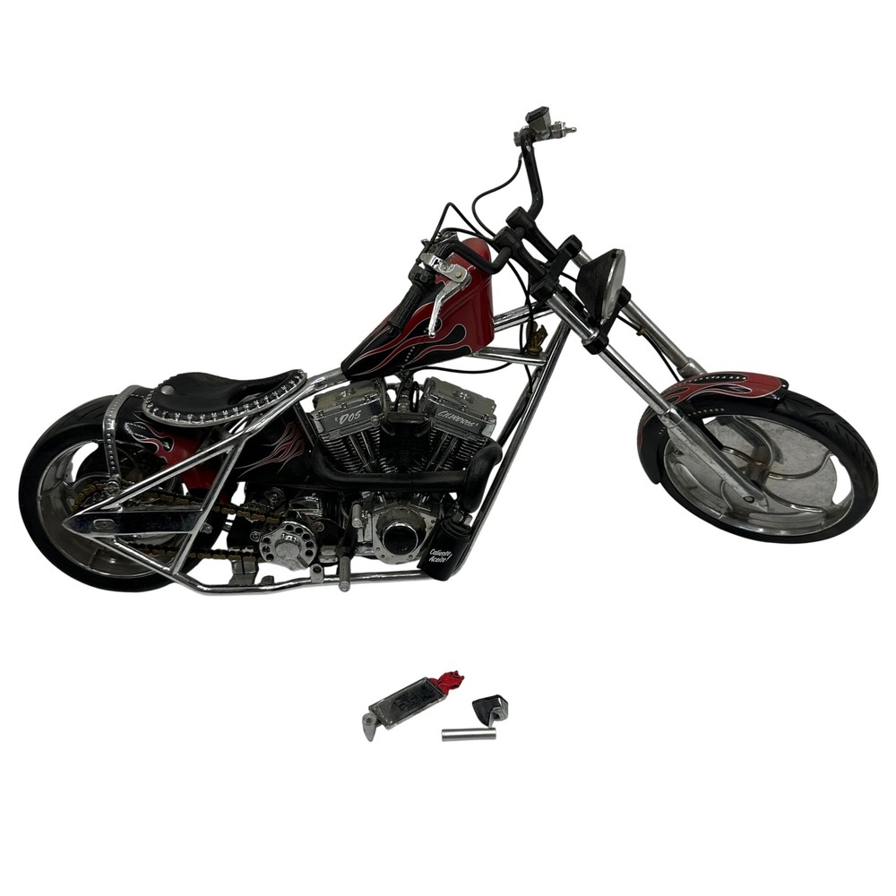 West Coast Choppers Jesse James 1:5 Scale Diecast Motorcycle Red Black PARTS